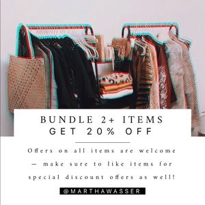 Closet Bundle Discount (20% OFF)